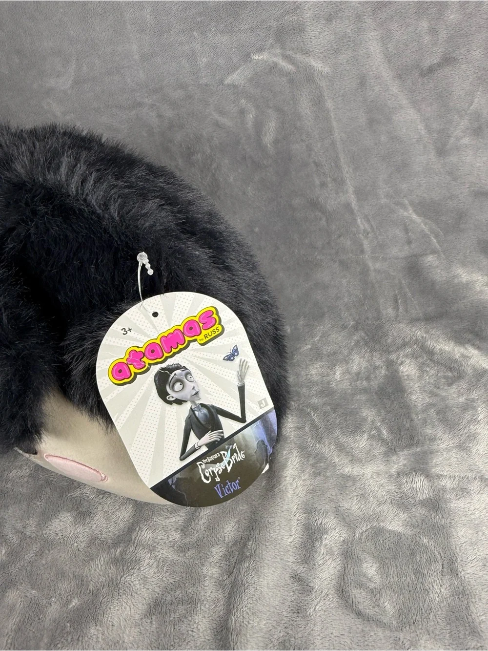 Victor Van Dort Corpse Bride Atamas Squishy Plush Toy 8 Inch